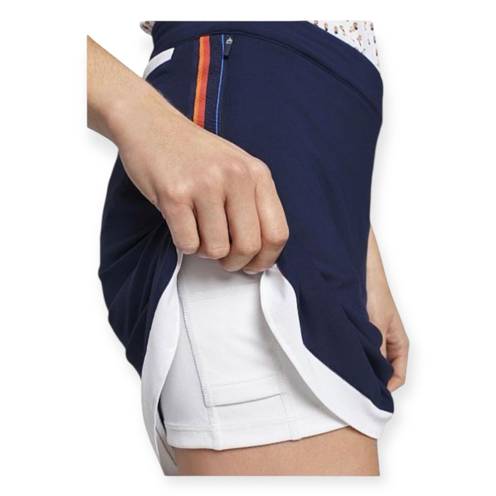 Peter Millar Performance Laura Wrap Golf Skort 18” NWOT